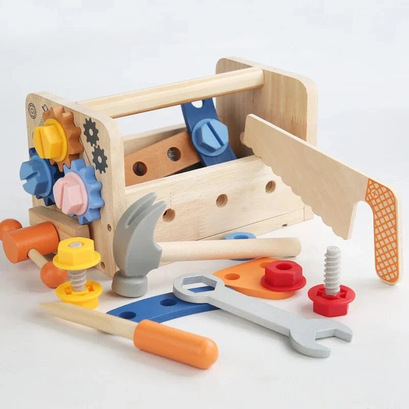 Montessori Wooden Workbench & Tool Set