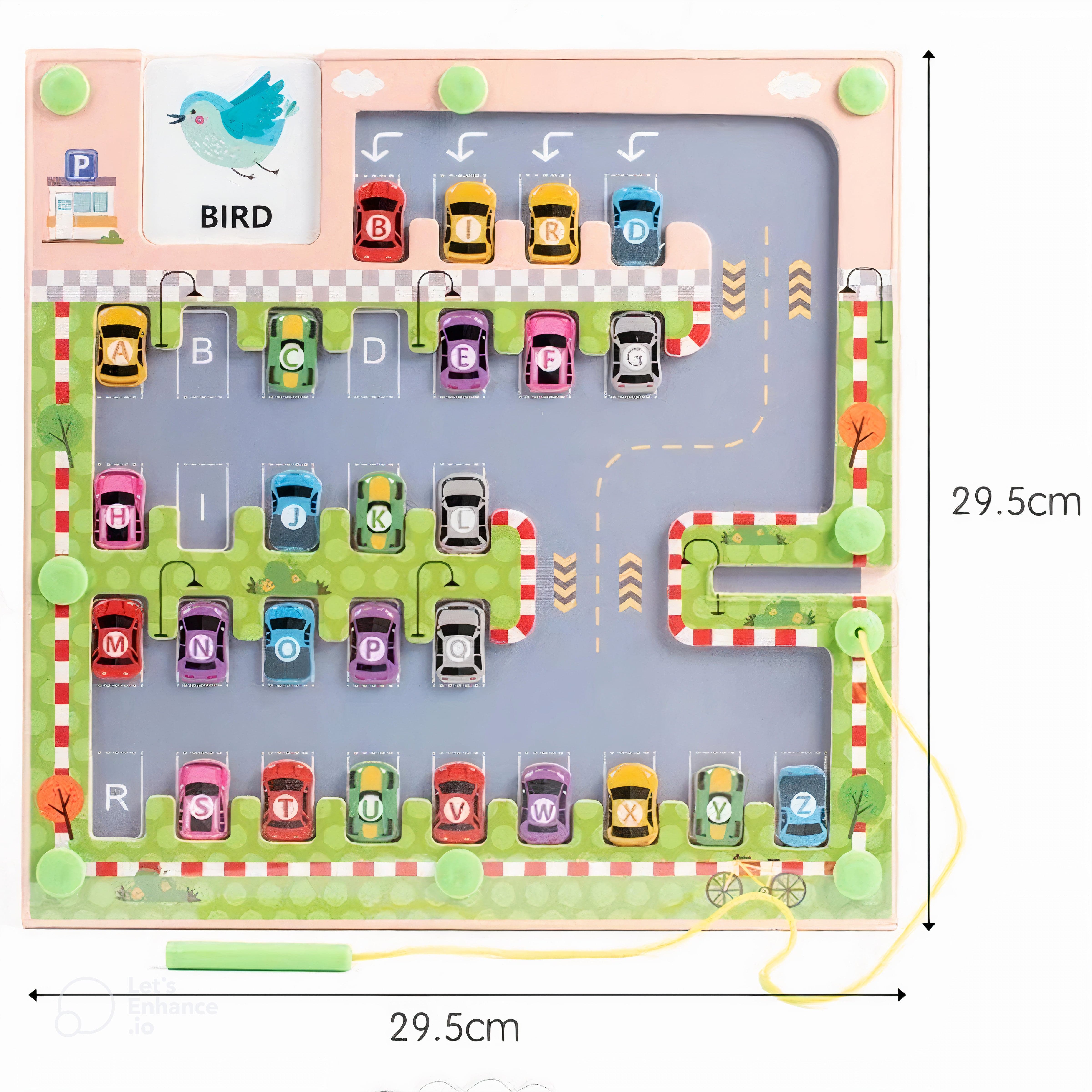 Montessori Alphabet Parking Maze