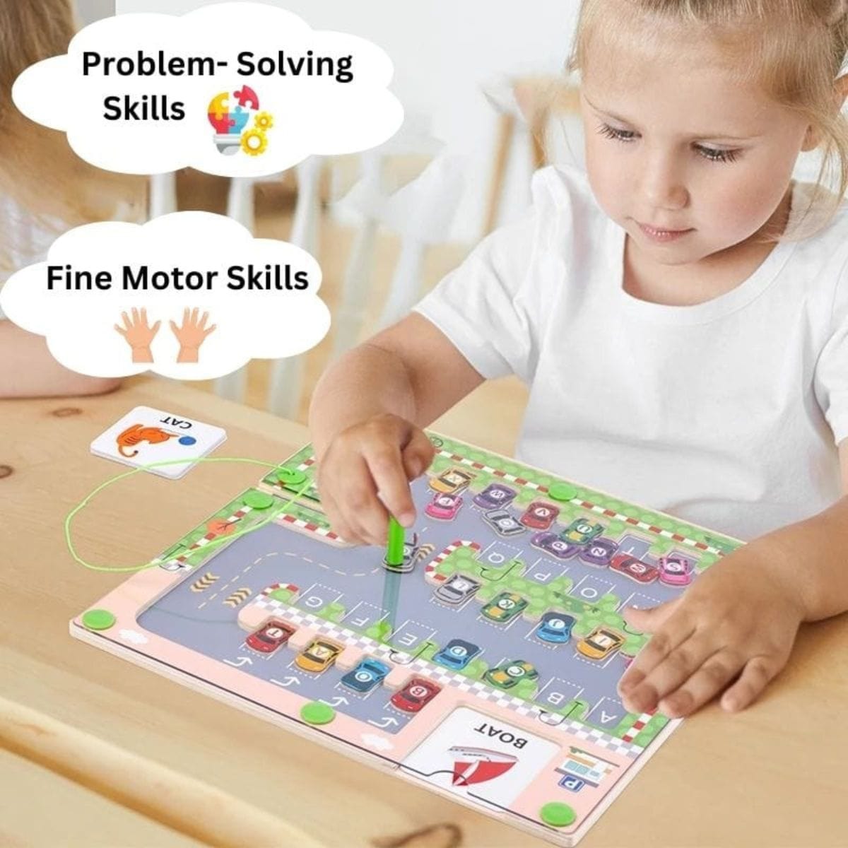 Montessori Alphabet Parking Maze