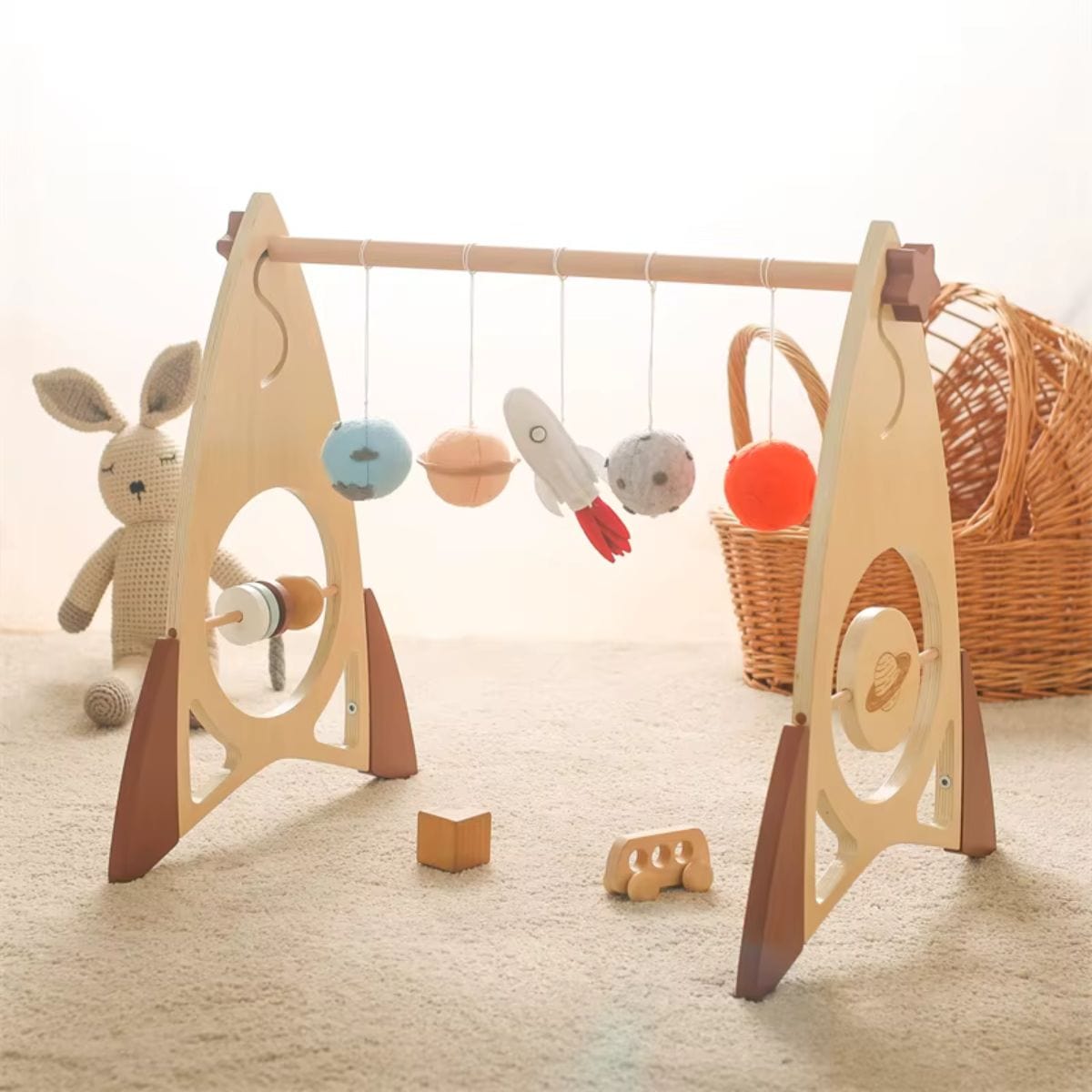Montessori Wooden Baby Gym