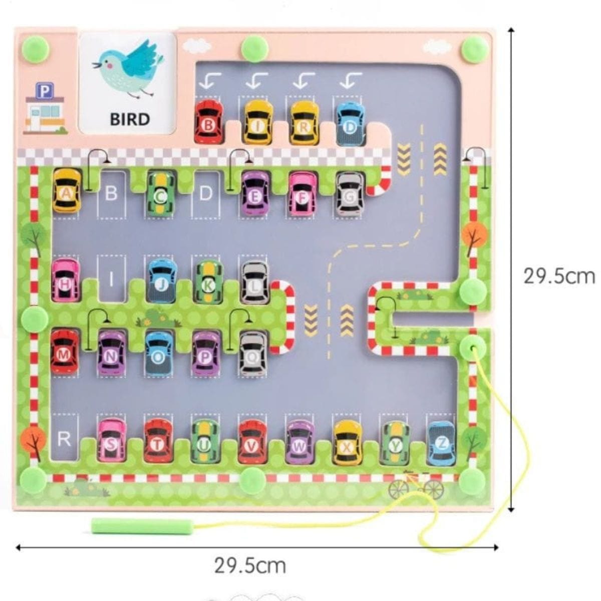 Montessori Alphabet Parking Maze