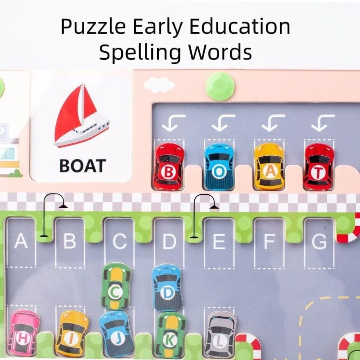 Montessori Alphabet Parking Maze