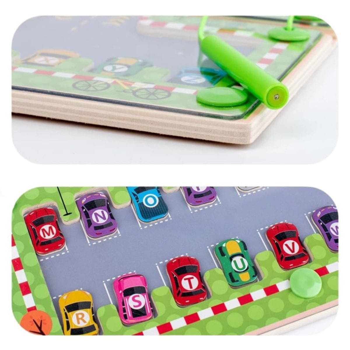 Montessori Alphabet Parking Maze