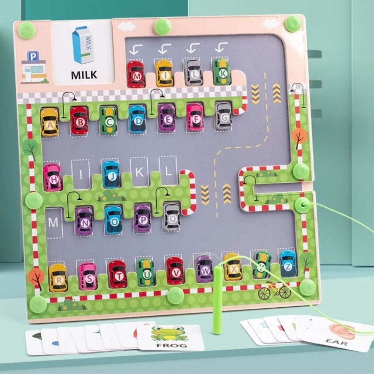 Montessori Alphabet Parking Maze