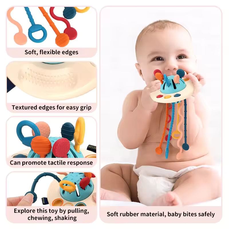 Montessori Silicone Pull Toy