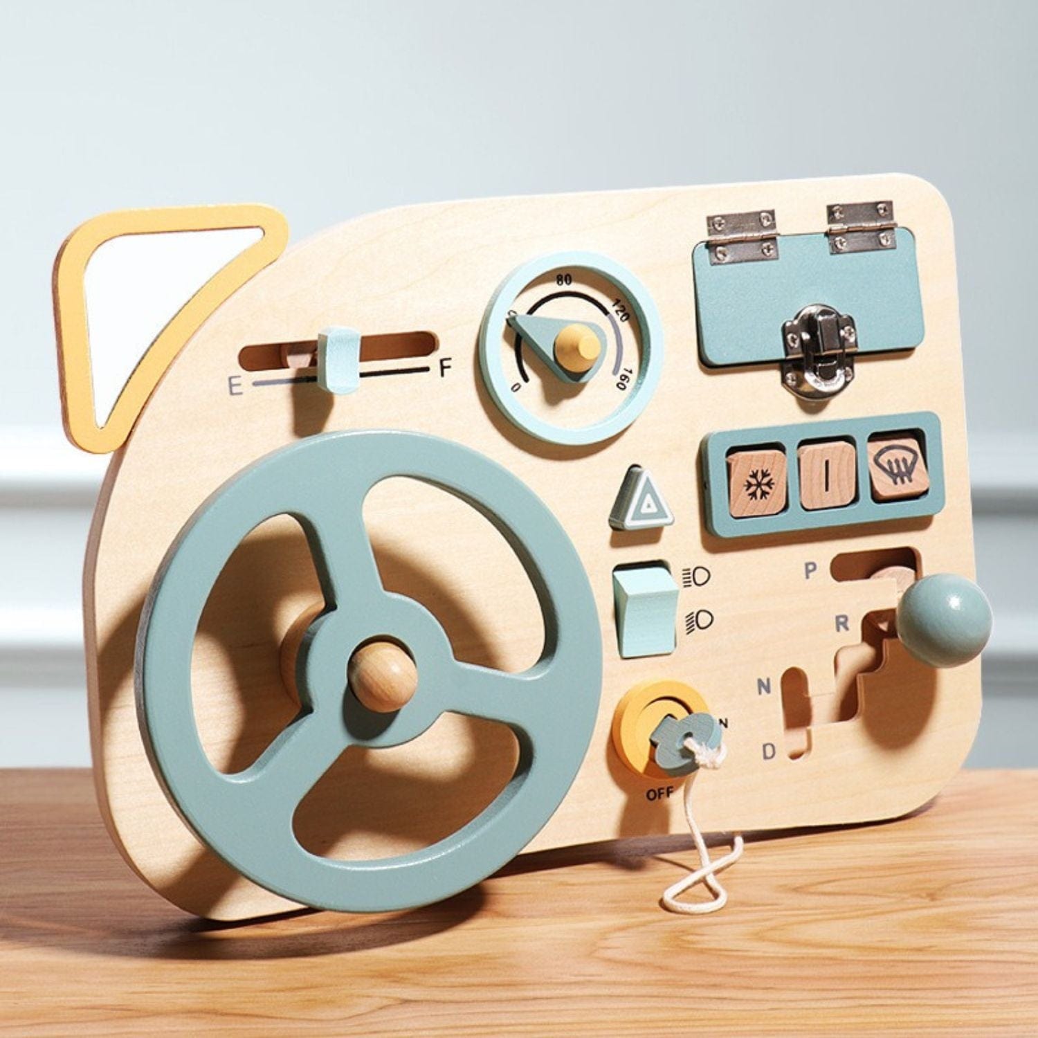 Montessori Wooden Steering Wheel