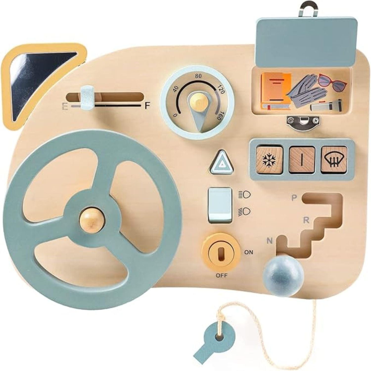 Montessori Wooden Steering Wheel