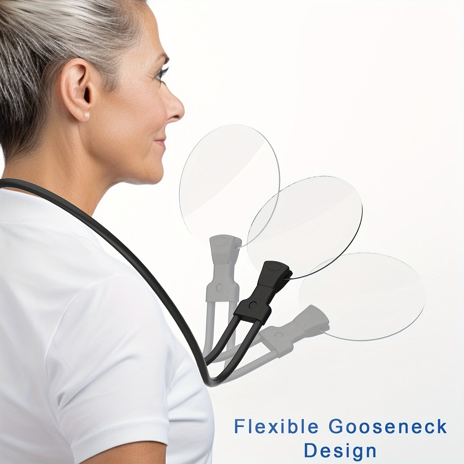 NovaView Pro Neck Loupe 5x Magnifier For Reading And Crafting