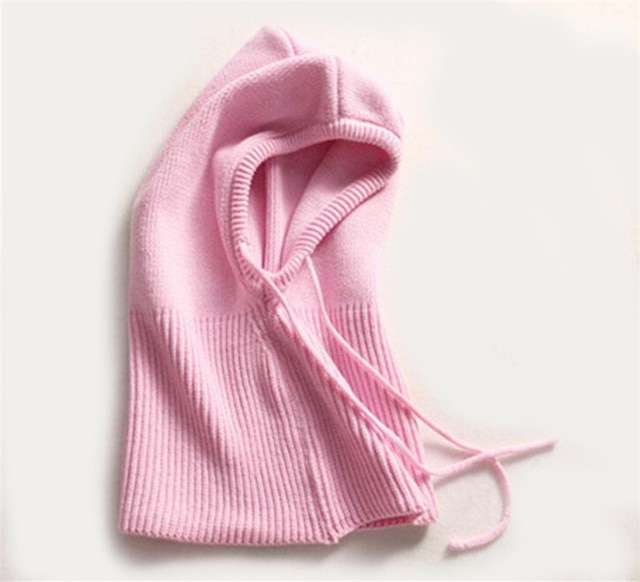 Winter Knit Beanie With Hooded Balaclava Style And Reinforced Wool Blend Insulation