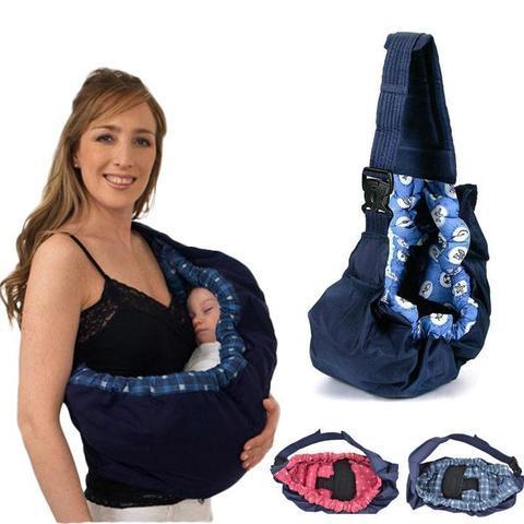 Adjustable Comfort Wrap Sling For Newborns With Support Strap