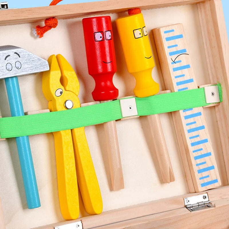 Montessori Wooden Tool Box