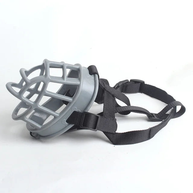 Adjustable Silicone Dog Muzzle For Bite Prevention And Barking Control