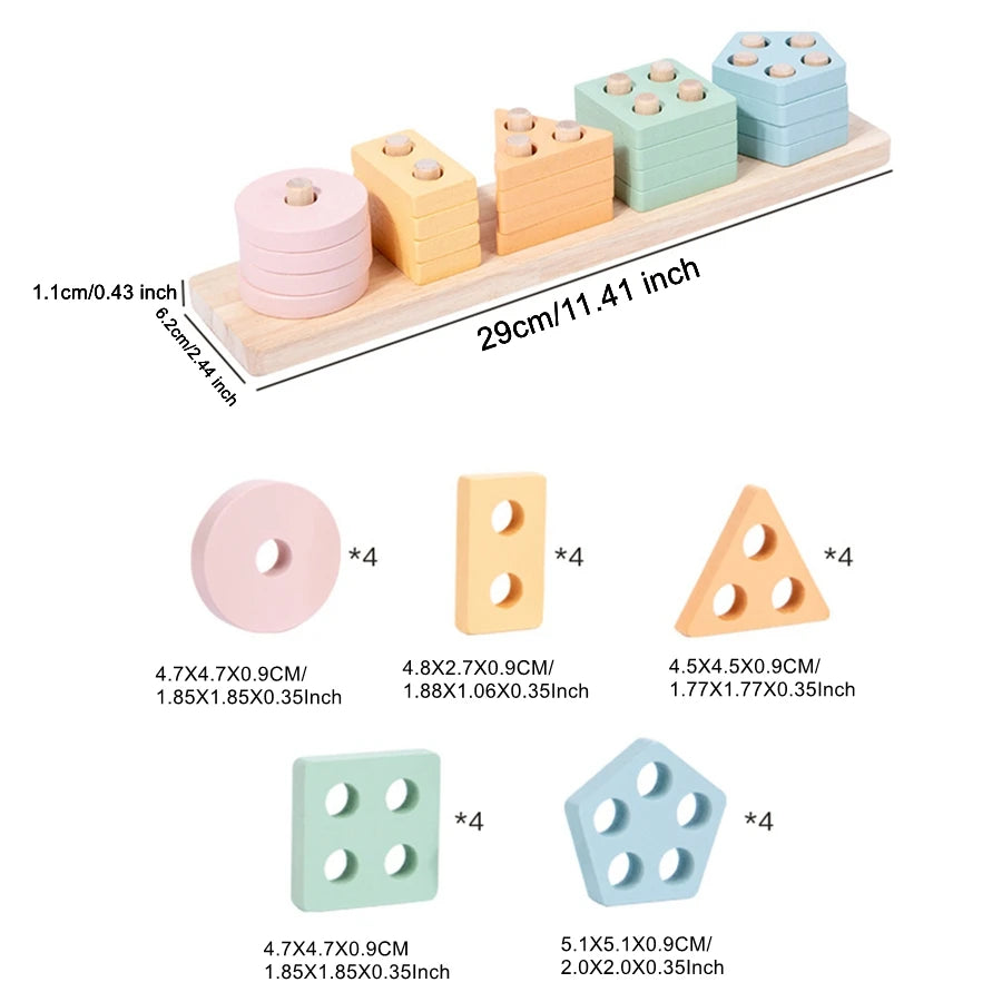 Montessori Shape Sorting Set