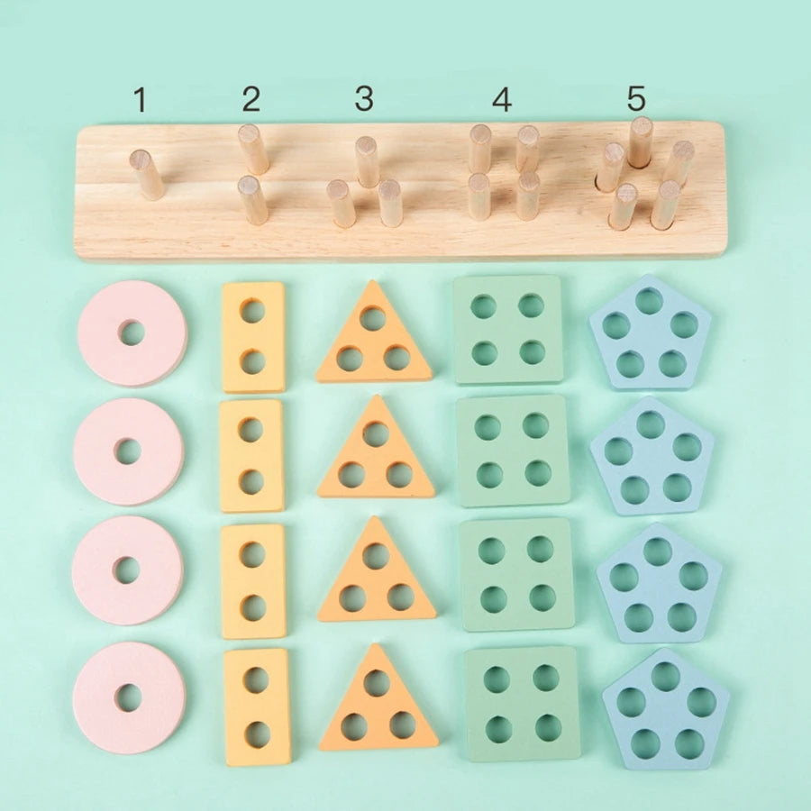 Montessori Shape Sorting Set