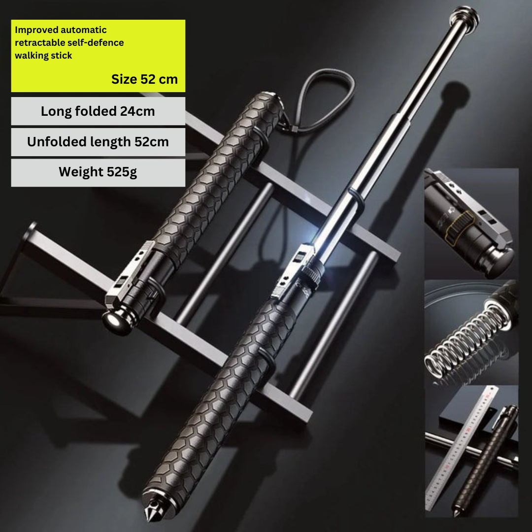 Alloy Steel Telescoping Safety Stick With Quick One Click Deployment