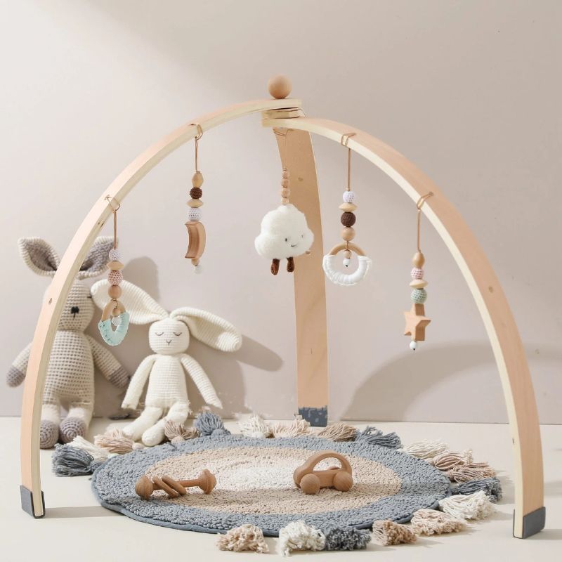 Montessori Wooden Baby Play Gym