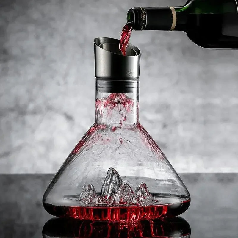 AeroAroma 1500ml Wine Decanter With Aerator For Enhanced Aroma