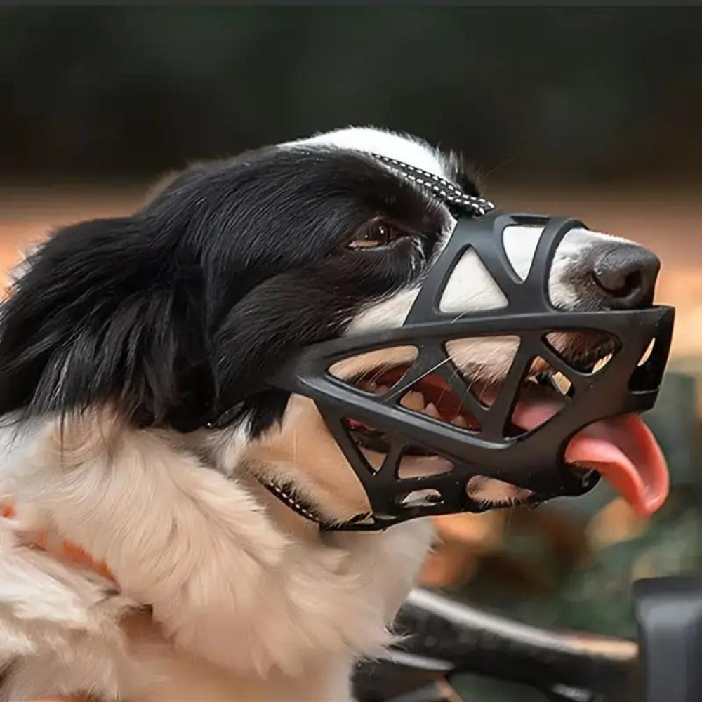 AeroGuard Breathable Dog Muzzle for Bite and Bark Control