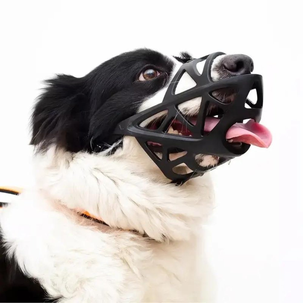 AeroGuard Breathable Dog Muzzle for Bite and Bark Control