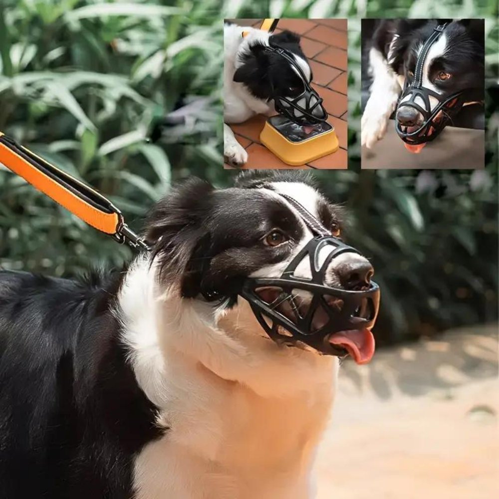 AeroGuard Breathable Dog Muzzle for Bite and Bark Control