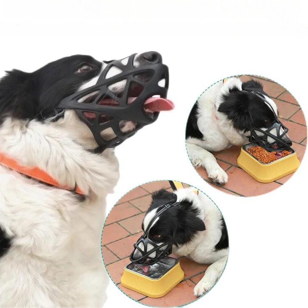 AeroGuard Breathable Dog Muzzle for Bite and Bark Control