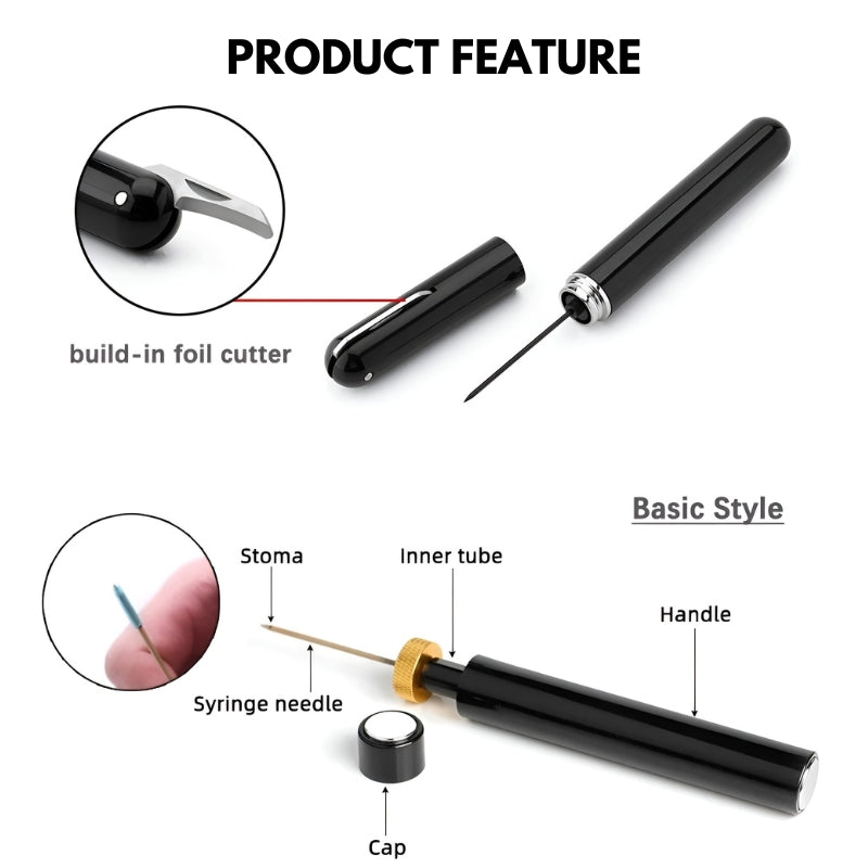 Air Pressure Wine Opener For Effortless Bottle Opening