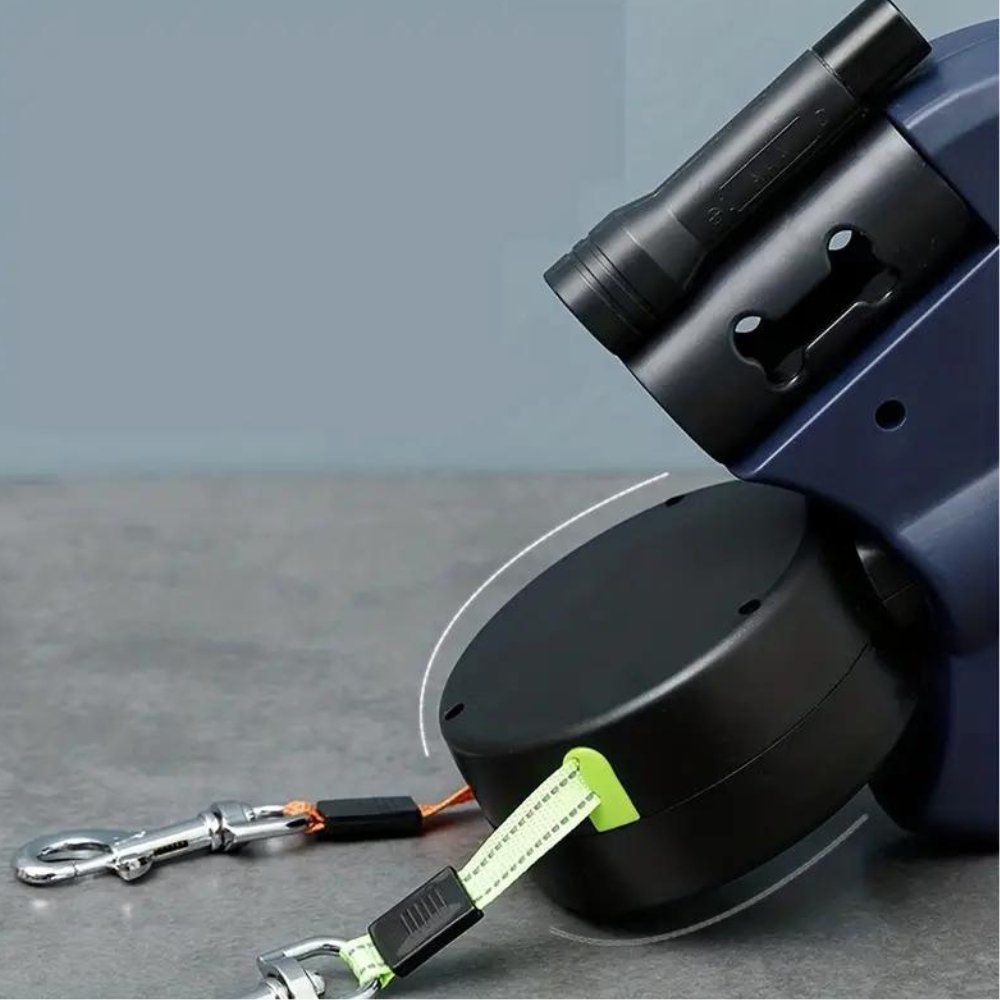 AeroPaw Dual Dog Leash For Smooth Tangle-Resistant Walks With Two Dogs